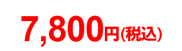 アウトレット価格7,800円(税込)