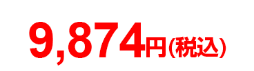アウトレット価格9,874円(税込)