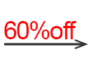 60%off→