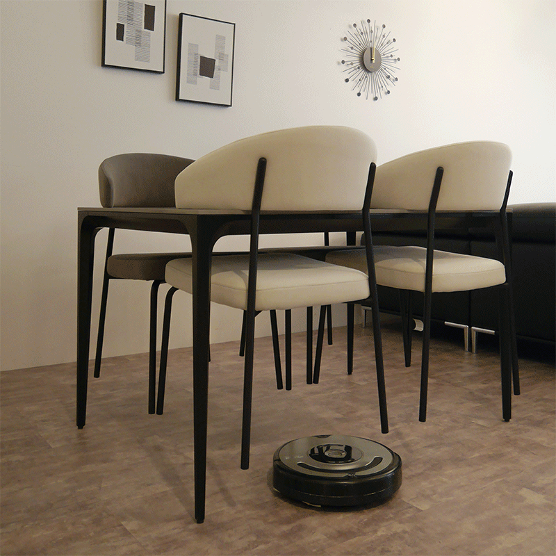 セラミックテーブル＆機能性デザインチェア LIN（リン） - ソファー