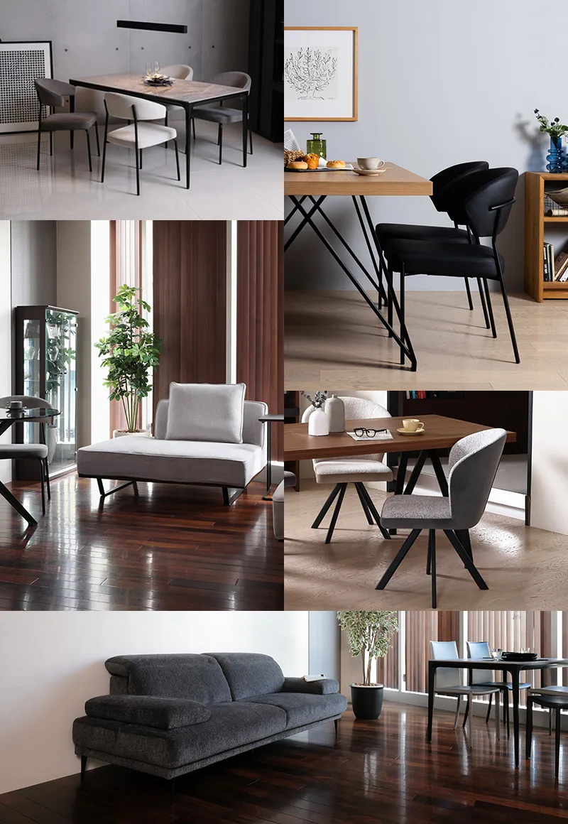 ボーナス時期SALE‼️クラスティーナCOAL ダイニングソファーフランツ