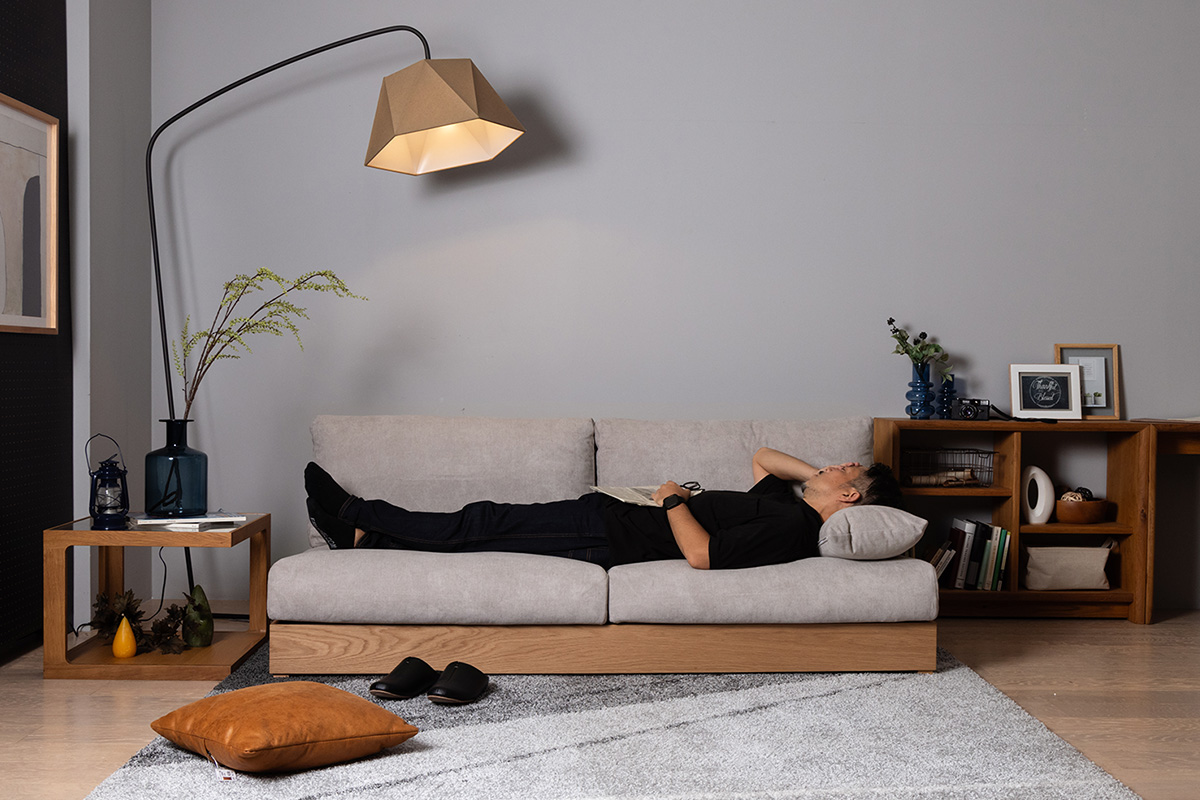 クラスティーナ リールソファ 替えカバー付 160cm おすすめインテリア家具 Lire - ソファー、モダン家具の