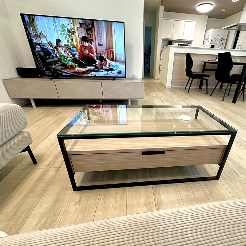 Crastina センターテーブル110 ウォルナット オシャレなセンター 